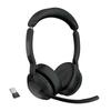 Jabra Evolve2 55 Link380a MS Stereo Microsoft Teams Certified Bluetooth Wireless Headset (Product Code 25599-999-999)