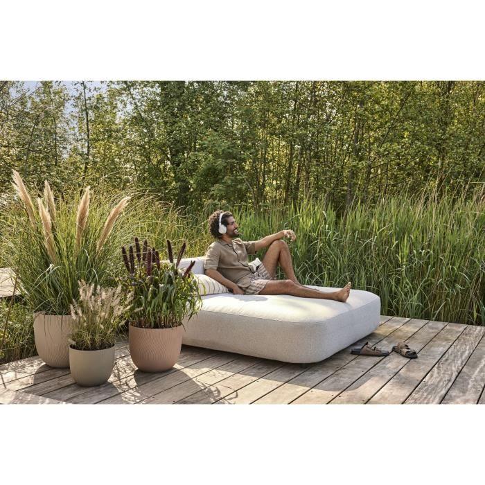 ELHO Pot de fleurs Sereh Rond 40 - Vert - Ø 39 x H 33 cm - 100% recyclé