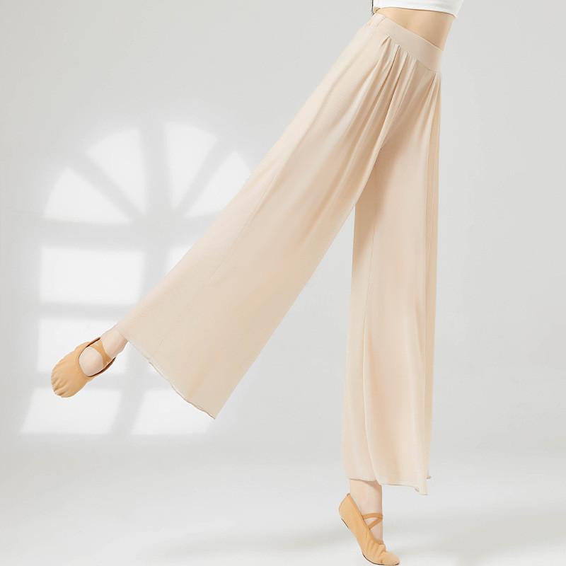 Modern Dance Trousers With Draping Style For Female Adult Performance Practice And Stage Shows