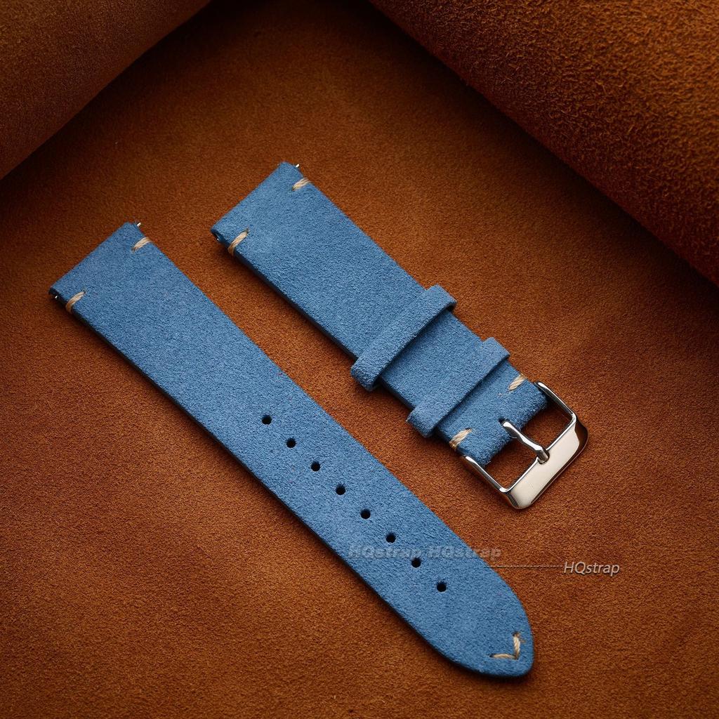 Замша Натуральная Кожа Ремешок для Часов 16мм 18мм 20мм 22мм для Seiko Быстросъемный Винтажный Ручной Работы Ремешок Высококачественный Ремешок