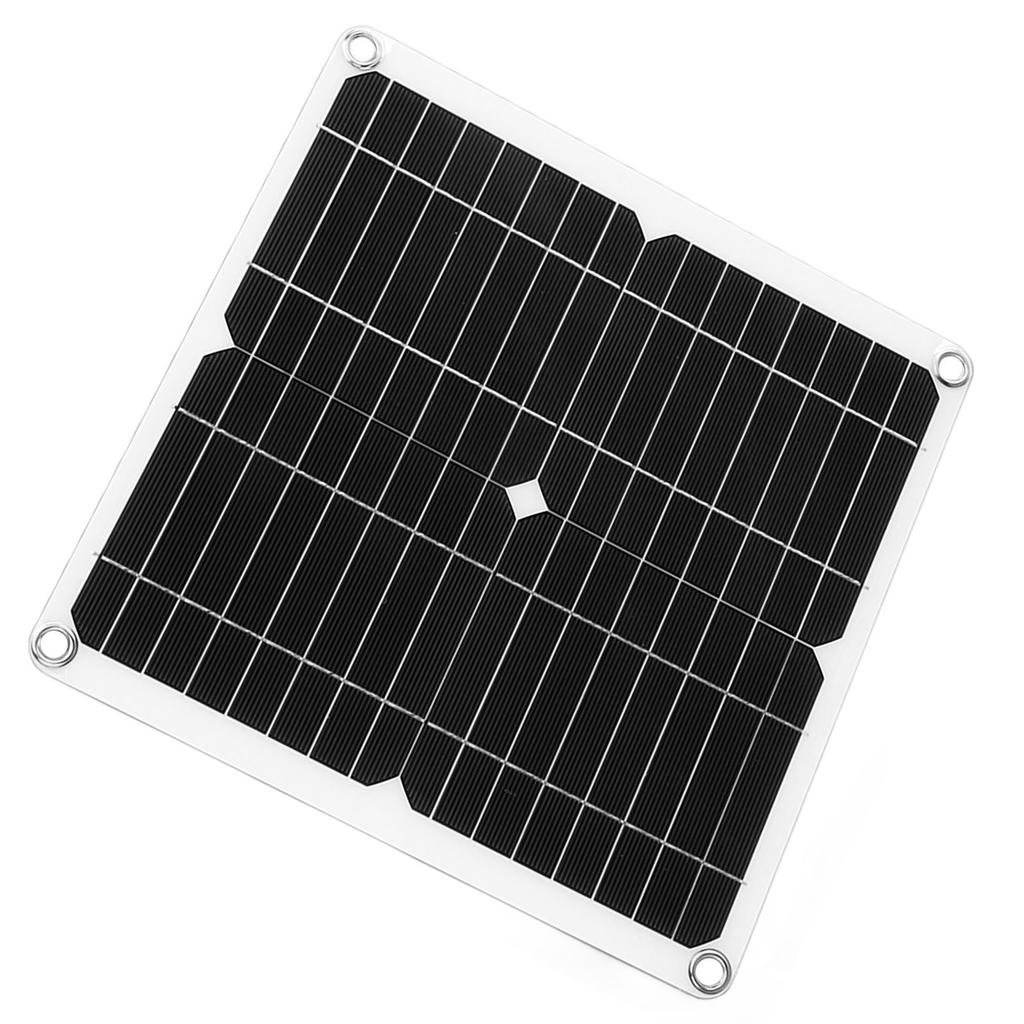 12W 12V Solar Panel Kit Semi Flexible Monocrystalline IP65 Waterproof Portable Solar Charger with