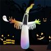New Halloween Decoration PVC Inflatable Ghost Yard Decoration Outdoor Light Up Props
