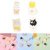 Adorable Japanese Cat Brooch Cute Animal Enamel Pin Fashionable Accessories For All