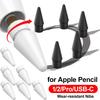 Износостойкие наконечники 2H для Apple Pencil 1-го/2-го/USB-C/Pro, сменные наконечники для стилуса IPad Pro Pencil 1/2, прецизионный тонкий наконечник