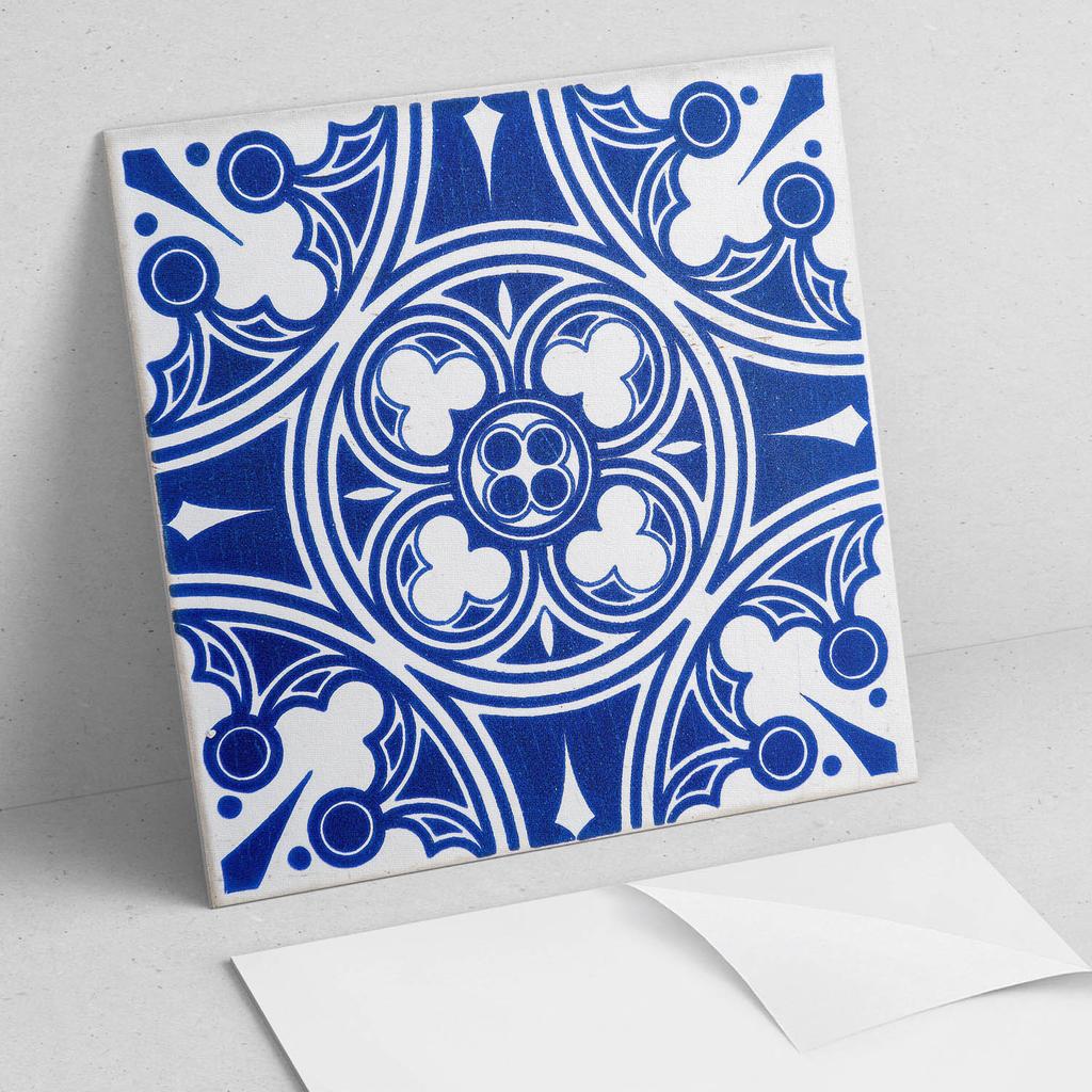 Winylowe Kafelki Samoprzylepne Z Nadrukiem Wzór Z Geometrycznymi Motywami 20X20X20 Cm