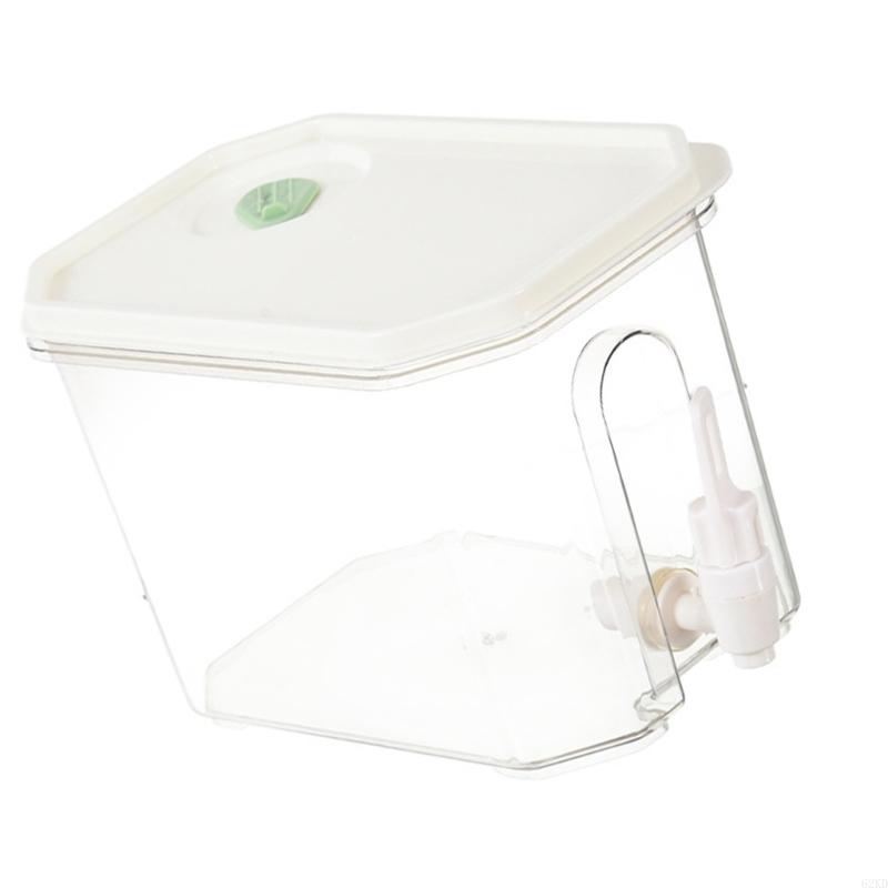 Пластиковый герметичный диспенсер для холодных напитков 62KD с краном, контейнер для напитков для холодильника