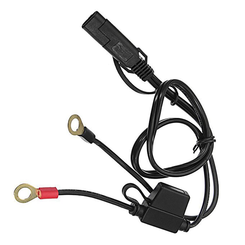 1× Провода для зарядки аккумулятора (SAE) Кольцевые клеммы аккумулятора к адаптеру SAE EL105