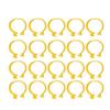100PCS Chicken Ankle Rings Reusable Plastic Duck Leg Bands Clips For Breeding Chickens Ducks Geese