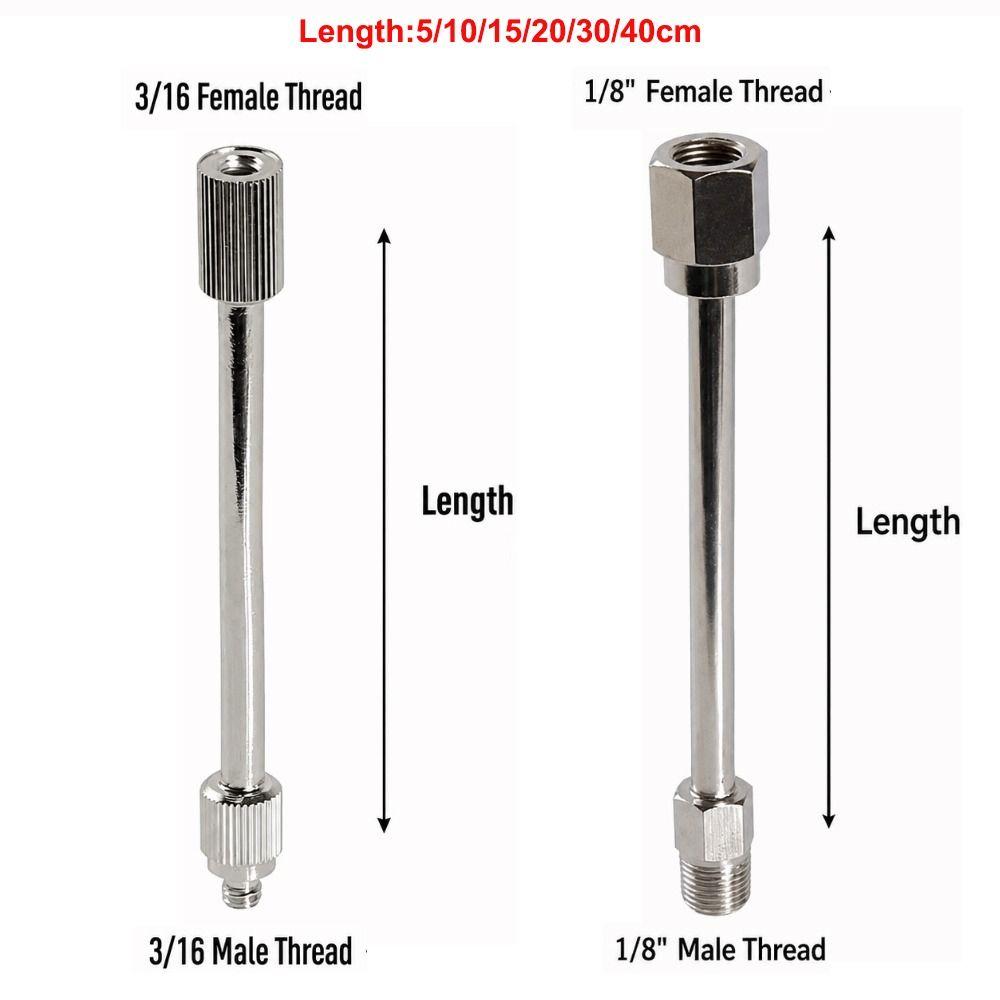 3/16" 1/8" Flexible Nozzle Extensions Bendable Sprayer Extension Rod Atomization Sprayer