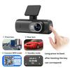 4K Ultra HD Dual Lens Auto Dash Recorder, Super Wide Angle Night Vision, Front Rear Recording with WiFi & Built-in GPS Module