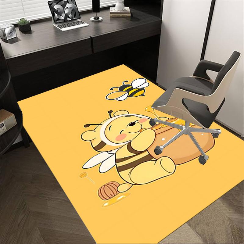 1pc Bee Honey Carpet Office Rug Outdoor Mat Home Decor Area Carpet Festival Gift