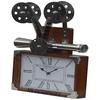 Стиль Винтаж Проектор Камера Настольные Часы Деревянный Домашний Декор