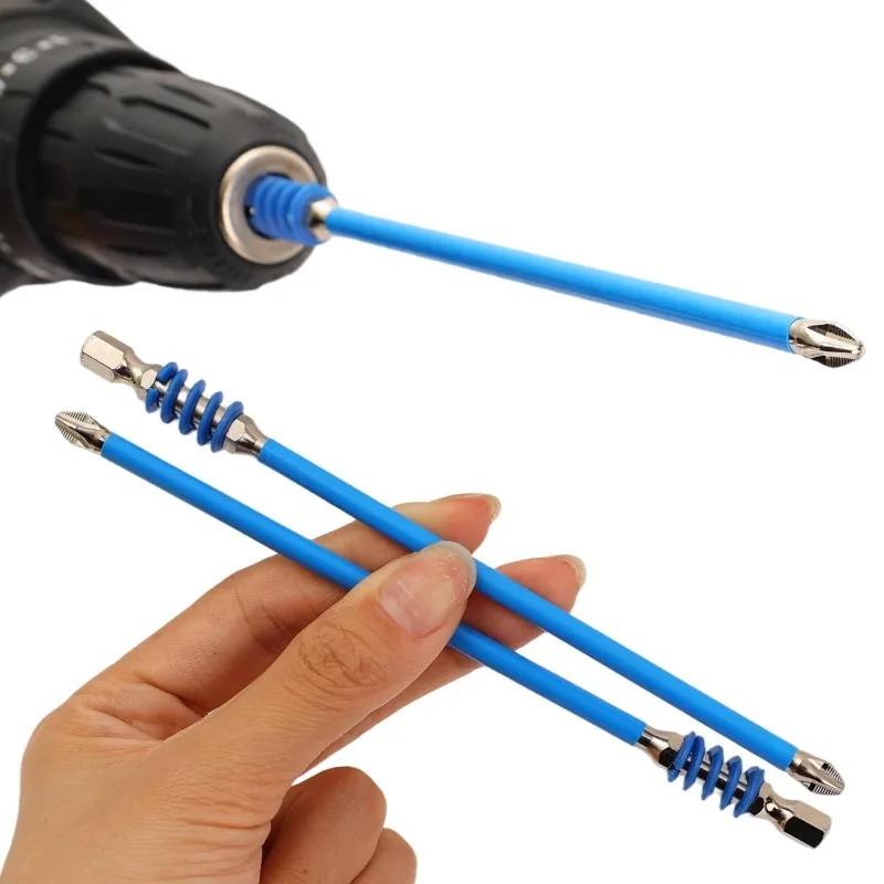 Anti Slip Magnetic Screwdriver Bit Set High Hardness Various Sizes Durable Kit for Electrician Work Plumbing Repair Projects