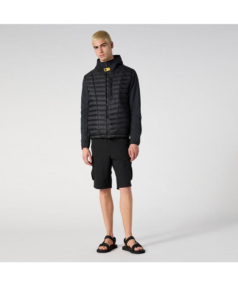 Para Jumpers Men'S Lightweight Hybrid Down Jacket Hiram-Black (25Smpmhyhb02Pj0541)