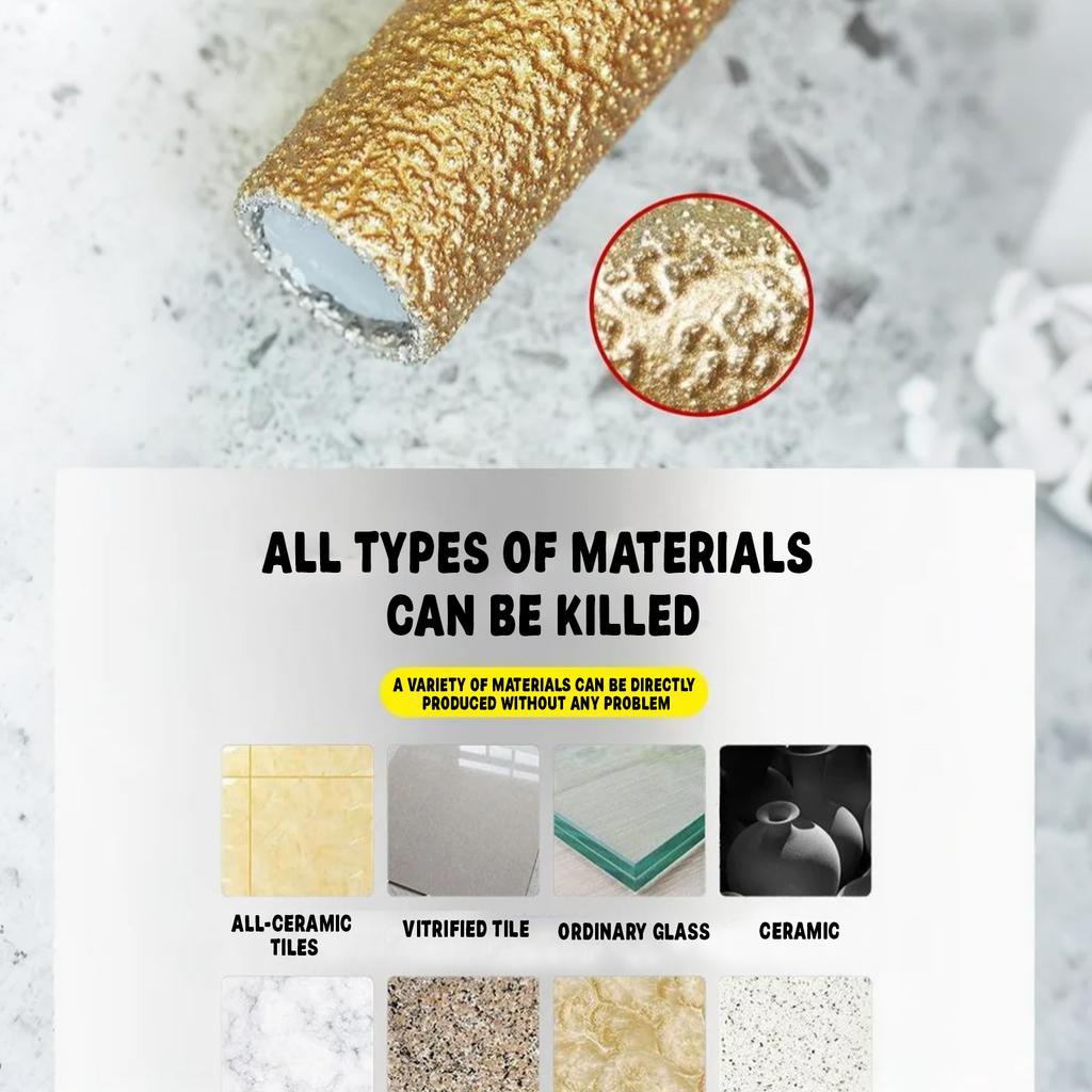 Новый полнопескоструйный расширитель отверстий, сверло для плитки, расширение отверстий, шлифовальная головка, обрезка, сверло по стеклу для сухого сверления