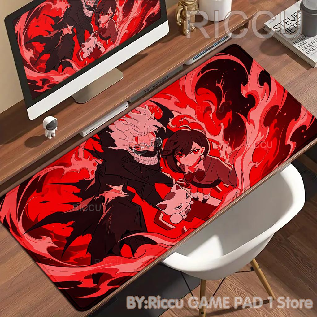 Mouse Pad Laptop Ayase Momo Takakura Ken Seiko Kawaii Mousepad XXL Dandadan Anime Girl Keyboard Rug PC Gamer Cabinet HD Desk Mat