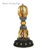 1PCS Home Feng Shui Ornament Copper Five Strand Diamond Pestle Demon Slaying Pestle Zong Silver Ornament Decorative Figurines