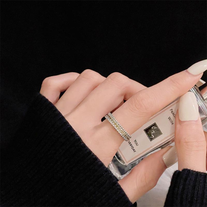 Ретро-стиль, Открытое кольцо, Цветное сокровище, Высококлассное исполнение, Модный нишевый дизайн, Средневековое кольцо, Кольцо на указательный палец