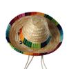Adjustable Straw Woven For Dogs And Cats Costume Sun Hat Pet Supplies Dog Headdress Pet Hat Dog Cap