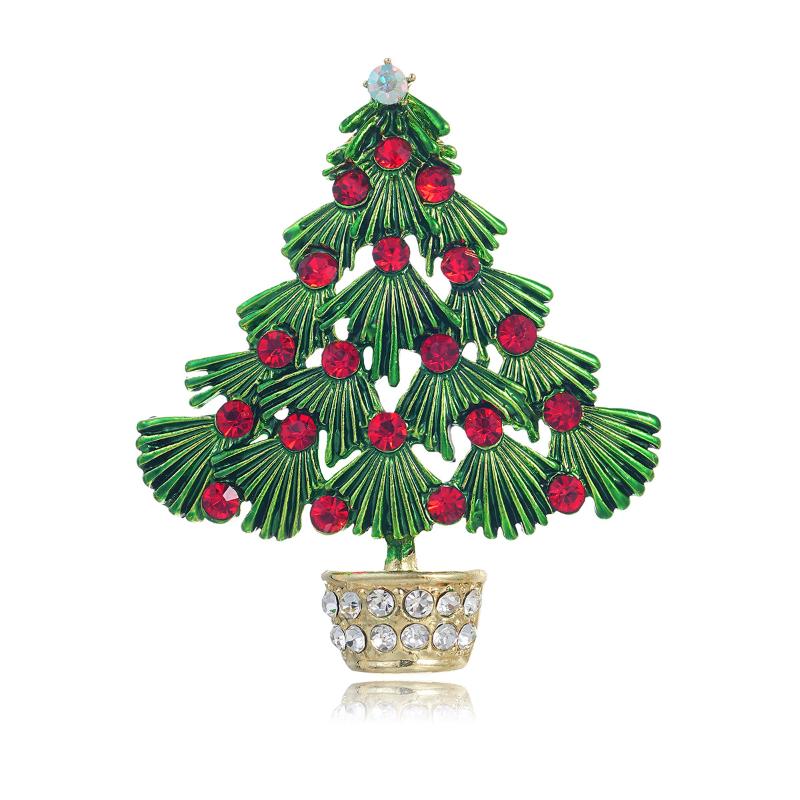 Новые эмалевые рождественские броши Рождественская елка Снеговик Шапки Санты Олень Снежинка Металлические значки Рождественские декоративные украшения