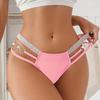 Женские трусики с низкой талией, облегающие, приятные для кожи, мягкие эластичные дышащие женские трусы, сексуальное нижнее белье