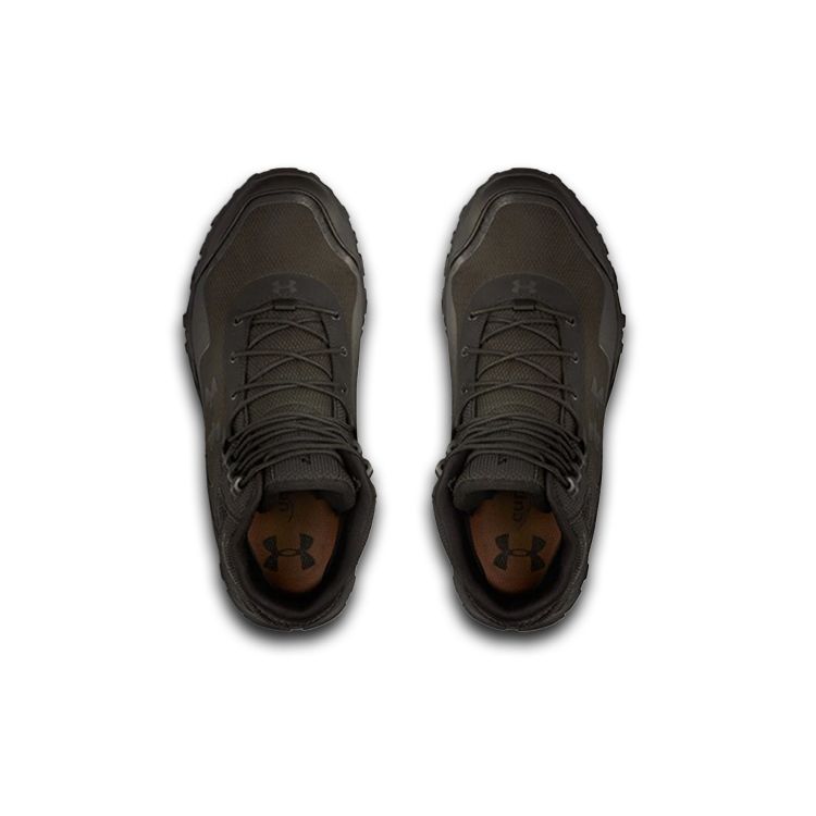 Under Armour Valsetz Rts 1.5 Wide High Top Hiking Shoes Men Hiking Shoes Black 3021035-001