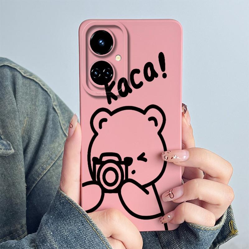 For Tecno Camon 19 CI6n / 19 Pro CI8 Phone Case Cover Silicone Sweet Painted Shell Cartoon Funda Printed Protective Casing Coque