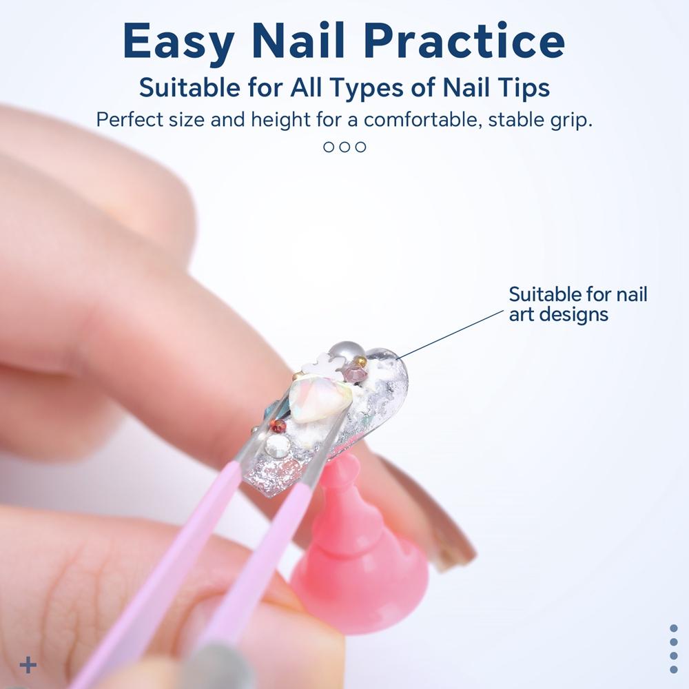 5 шт./упак. шахматный магнитный держатель для ногтей набор подставок для гель-лака инструменты для накладных ногтей подставка для практики нейл-арта