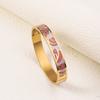 Gold Color Ethnic Flower Bangle Chic Women's Hand Bracelet  Gifts for Women Girl