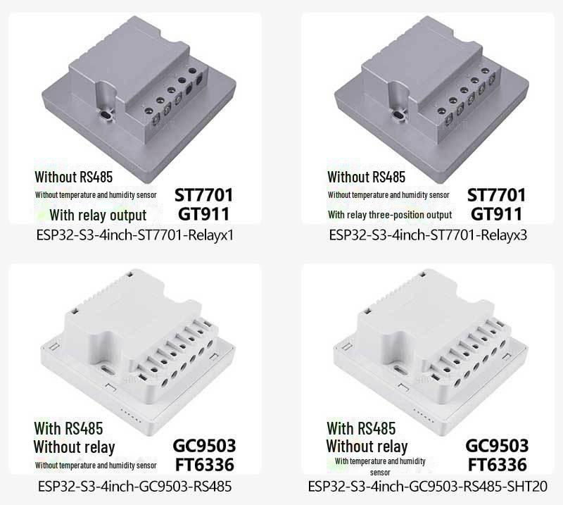 Плата разработчика ESP32-S3 с 4-дюймовым ЖК-дисплеем, управлением TV Box, реле, поддержкой LVGL, RS485