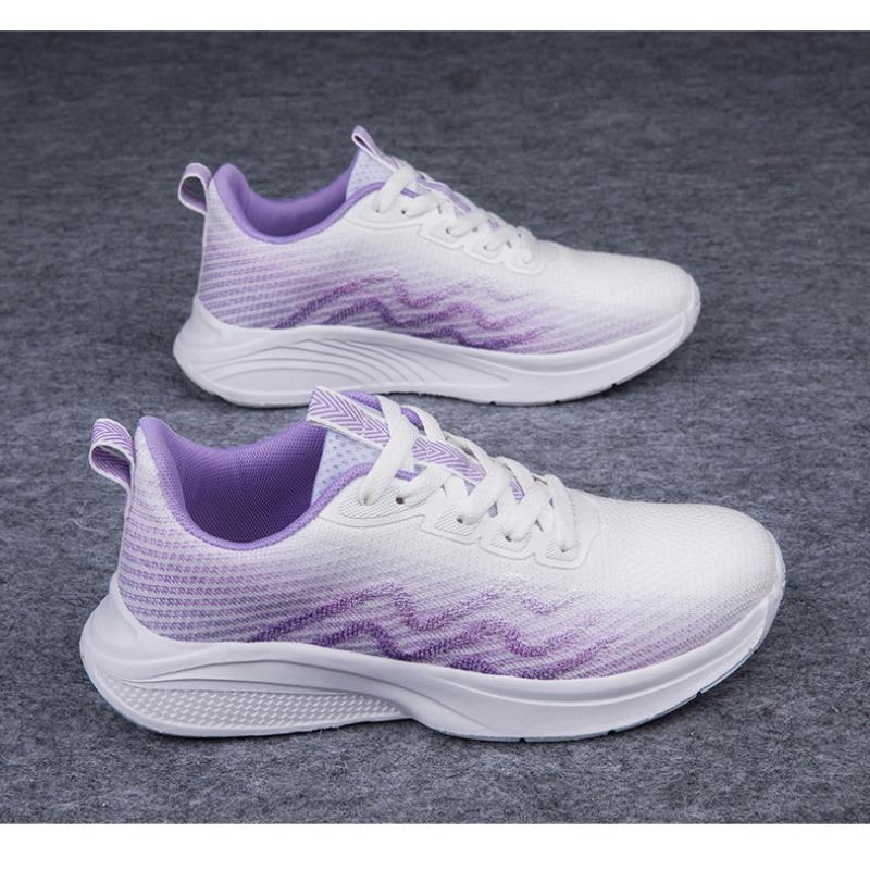 New Women's Shoes Trendy Fashionable, Sporty Casual Running Fitness Lightweight Soft Non Slip Flat Comfortable Sports Shoes