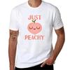 Just Peachy Футболка аниме милая одежда мужские футболки с принтом