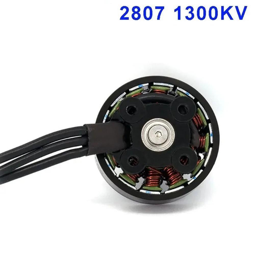 4pcs 2807 Brushless Motor X2807 1300KV 1500KV 1700KV 2-6S 4mm Bearing Shaft Motor for RC FPV Racing Drone Multicopter DIY Upgrade Parts