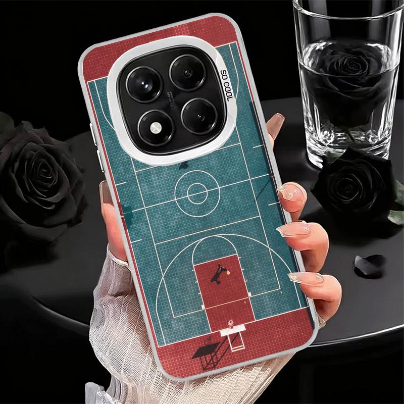 Basketball Sports Aesthetics Soft Phone Case for Samsung Galaxy S24 S25 FE S26 Edge S23 Ultra S22 Plus S21 + Shockproof Cover Ba
