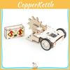 Wooden Remote Assembled Controlled Combat Vehicle With Rotating Children Set Toy