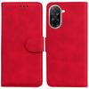 For Xiaomi Redmi A5 4G (171.7mm)/Poco C71 4G Case Solid Color Leather Wallet Phone Cover