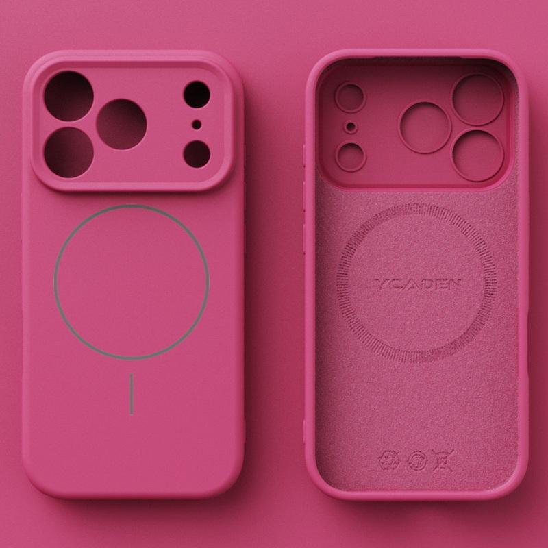 Для iPhone 17 Pro Max Чехол Магнитный Для Magsafe Жидкий Силикон Мягкая Крышка Coque Для iPhone 16 15 14 13 Pro Max 17E 16E