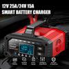 Car Battery Charger Multiple Protections Full Automatic Protect Quick Charger Intelligent LCD Display 12V/24V