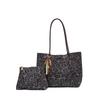 Casual large-capacity bag women's 2025 autumn new Tongle shoulder bag popular leopard print portable tote shoulder bag