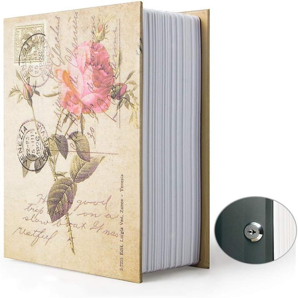 Декоративная книга-сейф с кодовым замком, Винтажная имитация книги, Скрытый сейф для декора, Отвлекающая книга