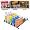 Self-Pushing Can Organizer Spring Push Can Shelf Pusher Drink Organizer Dispenser  Refrigerator
