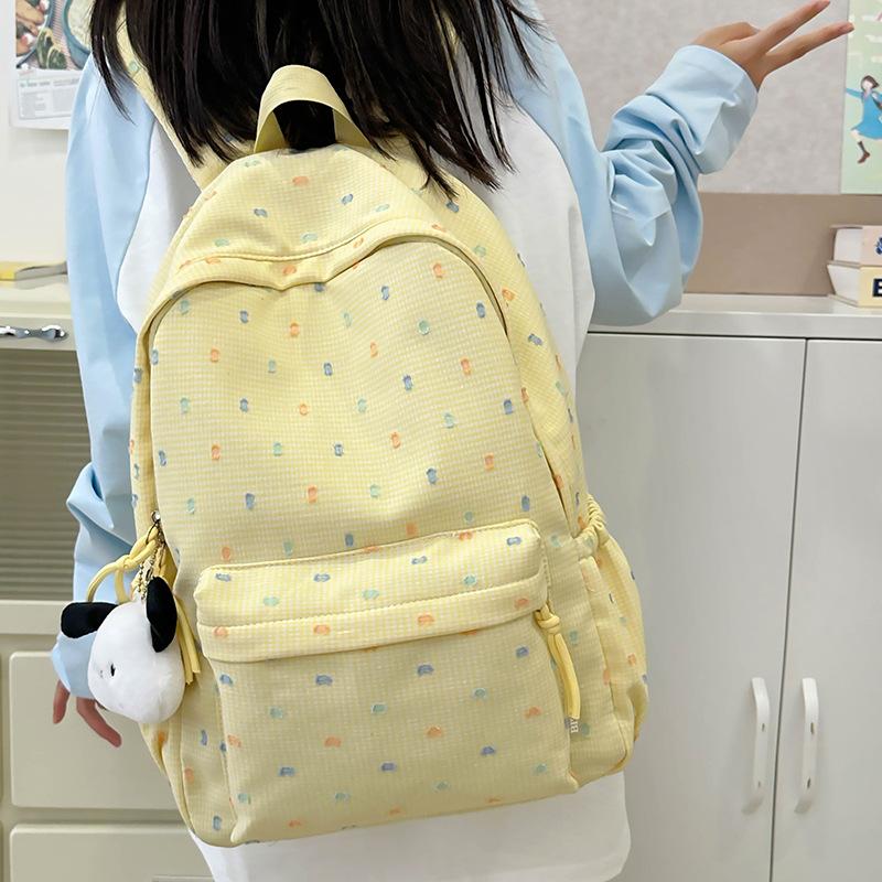 Женский рюкзак большой вместимости, школьная сумка для школьников, простой рюкзак с принтом