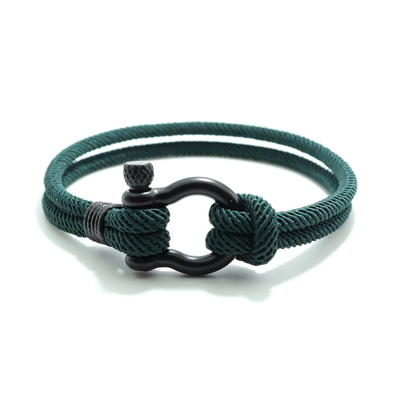 Новый мужской браслет 4 мм Lucky Rope Braclet Homme Boyfriend Present Открытый Survival Brazalete Pulseira Masculina Шнур-цепочка Pulsera