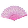 Китайский/Испанский Стиль Танец Свадьба Кружева Шелк Складной Ручной Цветочный Вентилятор
