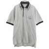 Short Sleeve Polo Shirt L Gray Fawn Men's Used