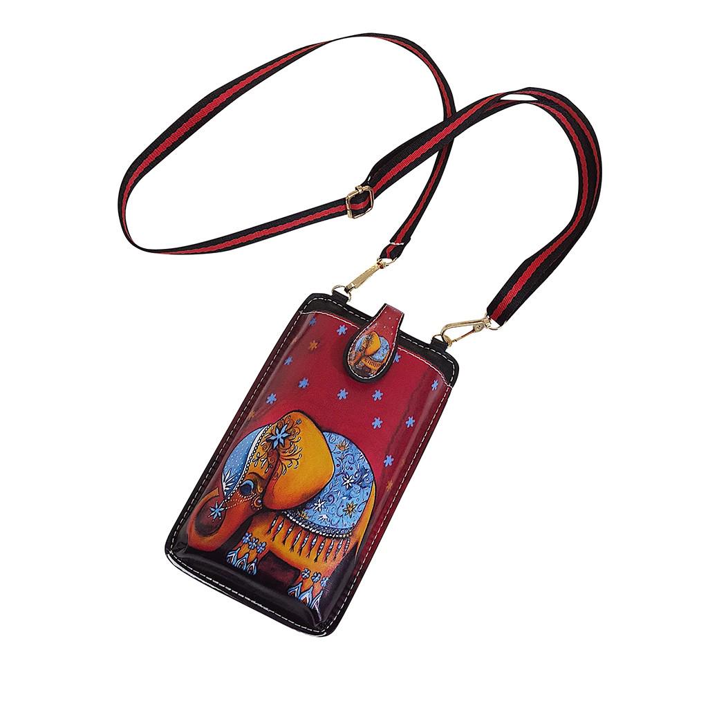 Женская маленькая сумка через плечо 2019 года, повседневная сумка для мобильного телефона, милый кошелек для монет