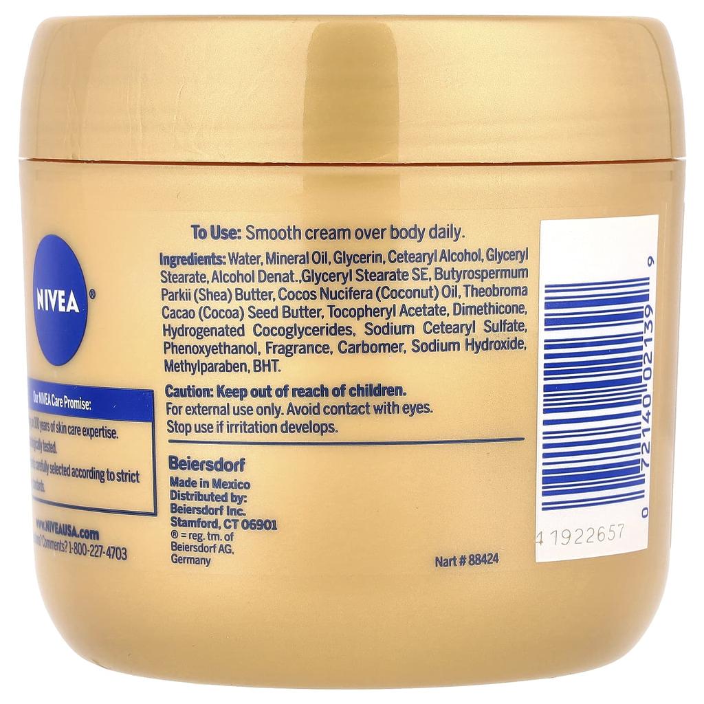 Body Cream, Cocoa Butter, 454G(16Oz)