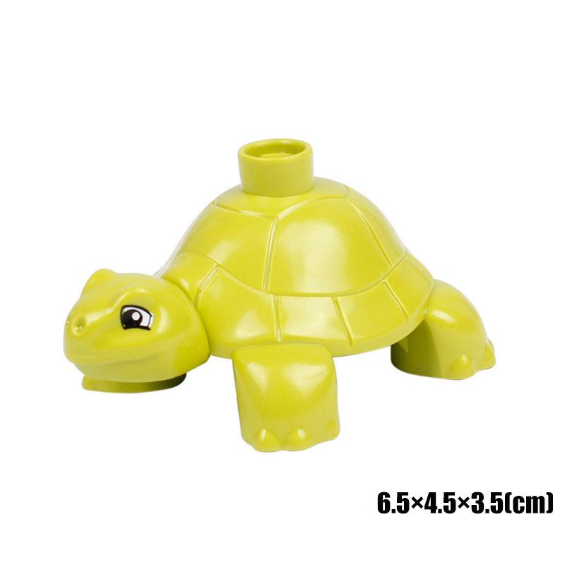 Big Size Building Blocks Animal Accessorie Compatible Duplo Rabbit Fish Bear Chicken Pig Duck Dog Cat Horse Cow Sheep Toys Gifts