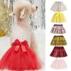 Pet Dress Super Soft Bow-knot Design Bright Color Easy-wearing Machine Washable Decorative Polyester