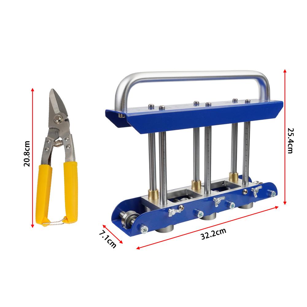 Professional/Lightweight Version Metal Edge Roller Bending Tool For Rain Diverter & Making Folding Edges For Various Metal Roofs
